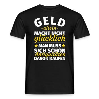 Antiquitäten Sammler - Männer T-Shirt - Schwarz - Vorne - AI Model Male 178 light (178cm)