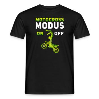 Kids Cross Moto Motocross Kids Cross - T-shirt homme - noir - Devant - AI Model Male 178 light (178cm)