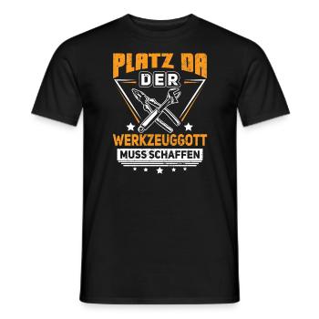 Bester Hausmeister Hauswart Haustechniker - Männer T-Shirt - Schwarz - Vorne - AI Model Male 178 light (178cm)