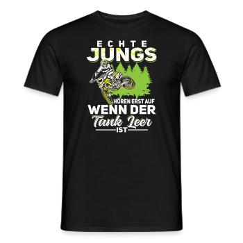 Kinder Cross motorrad Motocross Kindercross - Männer T-Shirt - Schwarz - Vorne - AI Model Male 178 light (178cm)