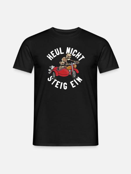 Beiwagen Motorrad Seitenwagen Motorradgespann - Männer T-Shirt - Schwarz