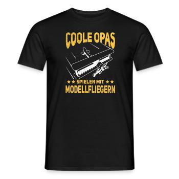 Modellfliegen RC Flugzeug Modellflug - Männer T-Shirt - Schwarz - Vorne - AI Model Male 178 light (178cm)
