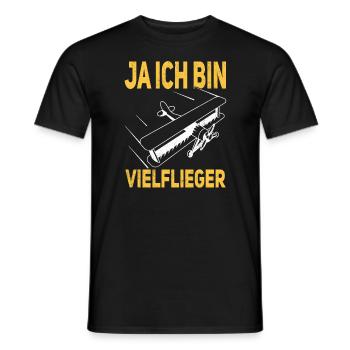 Modellfliegen RC Flugzeug Modellflug - Männer T-Shirt - Schwarz - Vorne - AI Model Male 178 light (178cm)