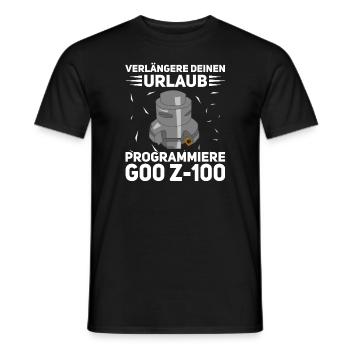 Zerspaner Wochenende Zerspanungsmechaniker CNC - Männer T-Shirt - Schwarz - Vorne - AI Model Male 178 light (178cm)