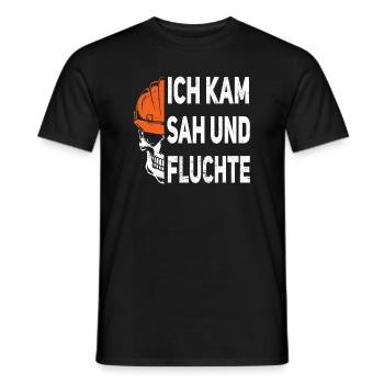 Vorarbeiter Tiefbau Straßenbau - Männer T-Shirt - Schwarz - Vorne - AI Model Male 178 light (178cm)