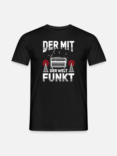 Amateurfunken Hobby Funker Ham radio Funkgerät - Männer T-Shirt - Schwarz
