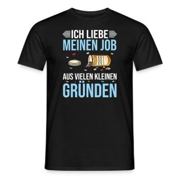 Apotheker Spruch PTA Pharmazeut - Männer T-Shirt - Schwarz - Vorne - AI Model Male 178 light (178cm)