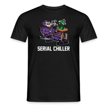 Lustiger Shisha Spruch Wasserpfeife - Männer T-Shirt - Schwarz - Vorne - AI Model Male 178 light (178cm)