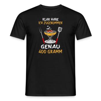 Ernährungsbrater Grill Männer lustig Grillen - Männer T-Shirt - Schwarz - Vorne - AI Model Male 178 light (178cm)