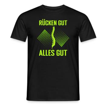 Physiotherapeut Geschenke Physio Sprüche - Männer T-Shirt - Schwarz - Vorne - AI Model Male 178 light (178cm)