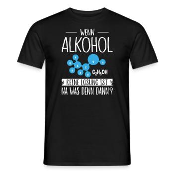 Chemielaborant Wahnsinniger Chemiker - Männer T-Shirt - Schwarz - Vorne - AI Model Male 178 light (178cm)