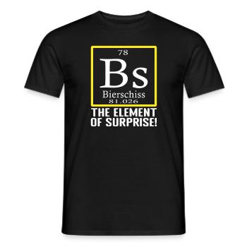 Biertrinker Bier Boostern Bierliebhaber Spruch - Männer T-Shirt - Schwarz - Vorne - AI Model Male 178 light (178cm)