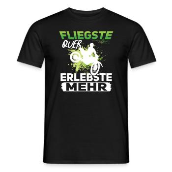 Kinder Cross motorrad Motocross Kindercross - Männer T-Shirt - Schwarz - Vorne - AI Model Male 178 light (178cm)