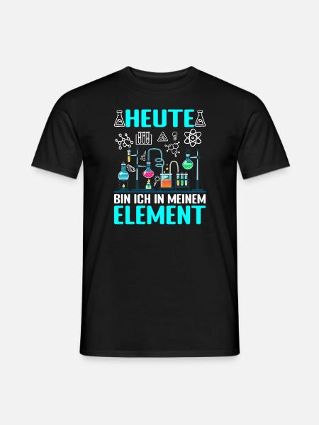 Chemielaborant Chemiker - Männer T-Shirt - Schwarz