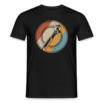 Hausmeister Hauswart Haustechniker - Männer T-Shirt - Schwarz - Vorne - AI Model Male 178 light (178cm)
