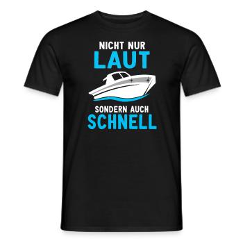 Sportboot Männer Kapitän - Männer T-Shirt - Schwarz - Vorne - AI Model Male 178 light (178cm)