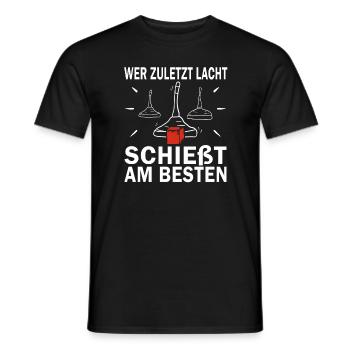 Eistockschießen Eisstock Stockschütze Stocksport - Männer T-Shirt - Schwarz - Vorne - AI Model Male 178 light (178cm)