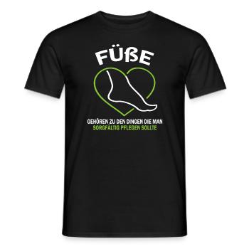 Podologin Nageldesignerin Podologie - Männer T-Shirt - Schwarz - Vorne - AI Model Male 178 light (178cm)