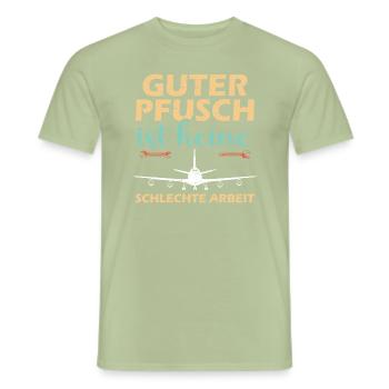 Luftfahrt Techniker - Männer T-Shirt - Sage - Vorne - AI Model Male 178 light (178cm)