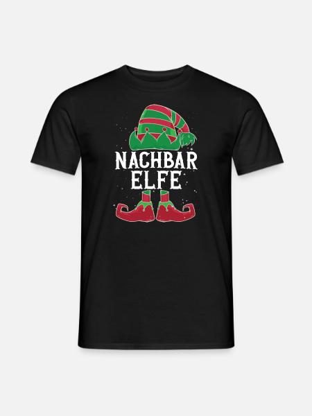 Qualitätsnachbar Nachbar - Männer T-Shirt - Schwarz