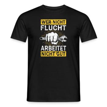 Hausmeister Hauswart Haustechniker - Männer T-Shirt - Schwarz - Vorne - AI Model Male 178 light (178cm)