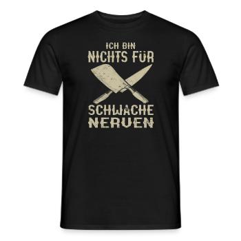 Metzger Schlachter Metzgerei - Männer T-Shirt - Schwarz - Vorne - AI Model Male 178 light (178cm)