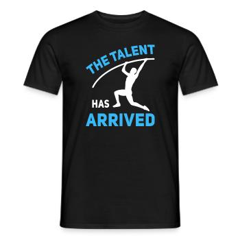 Saut à la perche - T-shirt homme - noir - Devant - AI Model Male 178 light (178cm)
