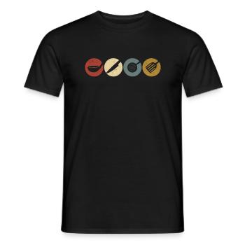 Gastronom Chefkoch Koch Spruch Köchin - Männer T-Shirt - Schwarz - Vorne - AI Model Male 178 light (178cm)