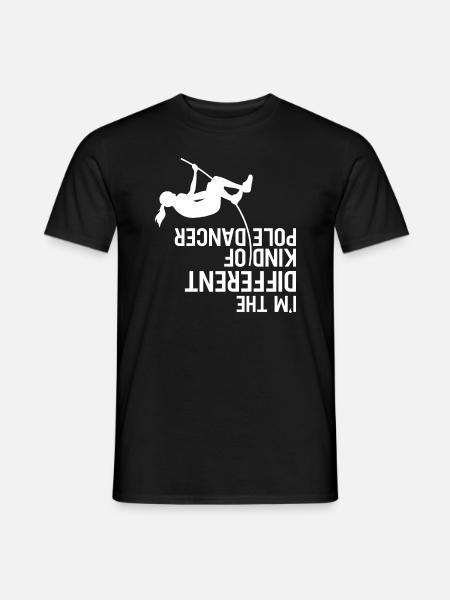 Stabhochsprung - Männer T-Shirt - Schwarz