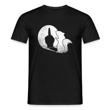 Squirrel Shadow - Männer T-Shirt - Schwarz - Vorne - AI Model Male 178 light (178cm)