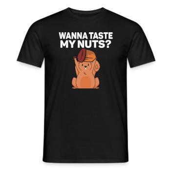 Squirrel Shadow - Männer T-Shirt - Schwarz - Vorne - AI Model Male 178 light (178cm)