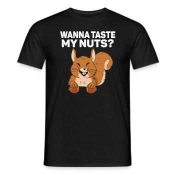 Squirrel Shadow - Männer T-Shirt - Schwarz - Vorne - AI Model Male 178 light (178cm)