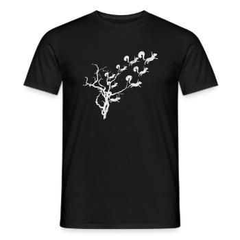 Squirrel Shadow - Männer T-Shirt - Schwarz - Vorne - AI Model Male 178 light (178cm)