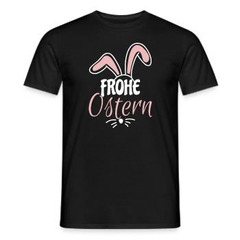 Frohe Ostern - Männer T-Shirt - Schwarz - Vorne - AI Model Male 178 light (178cm)