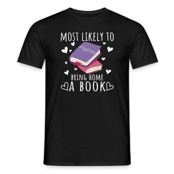 Lehrer Für Bibliothekar - Männer T-Shirt - Schwarz - Vorne - AI Model Male 178 light (178cm)