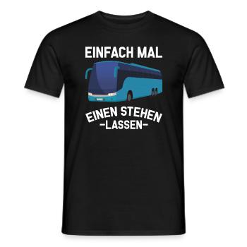 Beste Busfahrer Reisebus Bus fahren - Männer T-Shirt - Schwarz - Vorne - AI Model Male 178 light (178cm)
