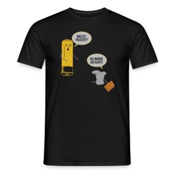 Tir sportif, tir sportif, tireurs sportifs - T-shirt homme - noir - Devant - AI Model Male 178 light (178cm)