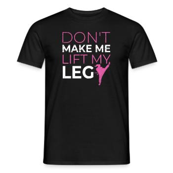 Drôle de Karaté Fille Arts Martiaux - T-shirt homme - noir - Devant - AI Model Male 178 light (178cm)