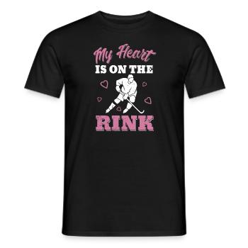 Joueurs de hockey sur glace - T-shirt homme - noir - Devant - AI Model Male 178 light (178cm)