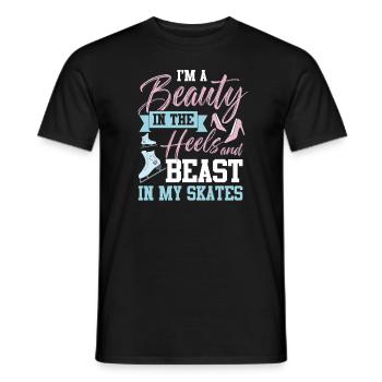 Joueurs de hockey sur glace - T-shirt homme - noir - Devant - AI Model Male 178 light (178cm)
