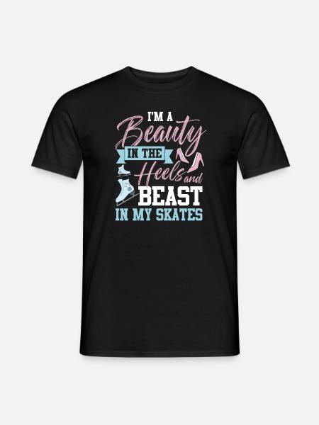 Ice hockey spieler - Männer T-Shirt - Schwarz