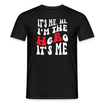HR Manager Human Resource HR Mitarbeiter - Männer T-Shirt - Schwarz - Vorne - AI Model Male 178 light (178cm)