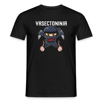 Vasectomy urologist - Men's T-Shirt - black - Front - AI Model Male 178 light (178cm)