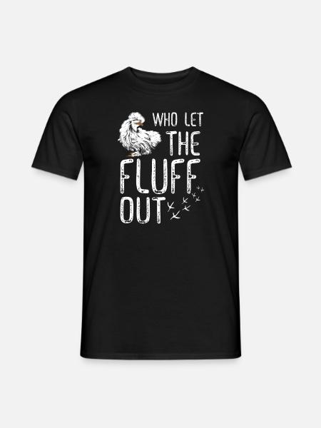 Silkie chicken - Männer T-Shirt - Schwarz