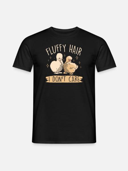 Silkie chicken - Männer T-Shirt - Schwarz