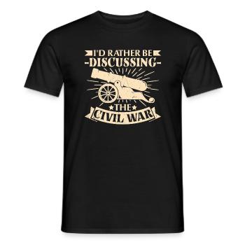 Historien - T-shirt homme - noir - Devant - AI Model Male 178 light (178cm)