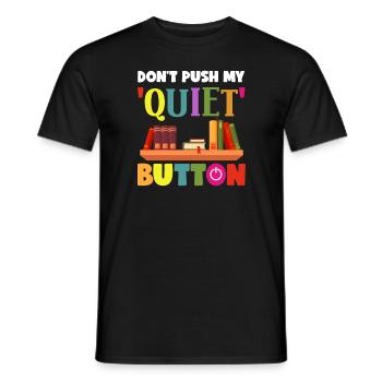 Library Assistant Library Assistant - Men's T-Shirt - black - Front - AI Model Male 178 light (178cm)