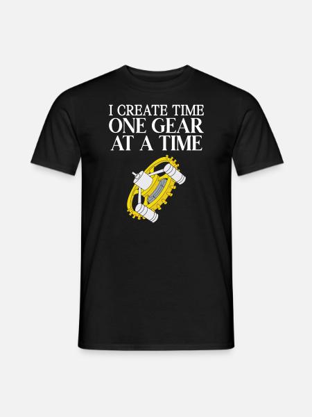 Horologe Uhrmacher - Männer T-Shirt - Schwarz