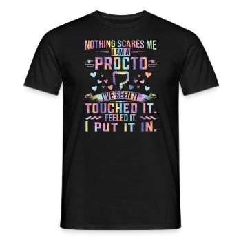 Endoscopie Proctologue Endo - T-shirt homme - noir - Devant - AI Model Male 178 light (178cm)