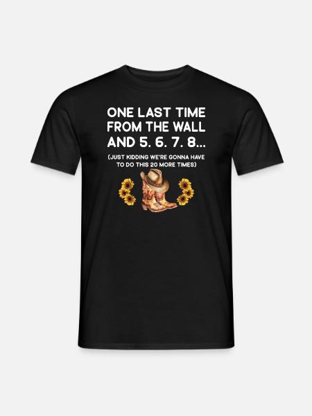 Line Dance Linedance Line Dancing - Men's T-Shirt - black